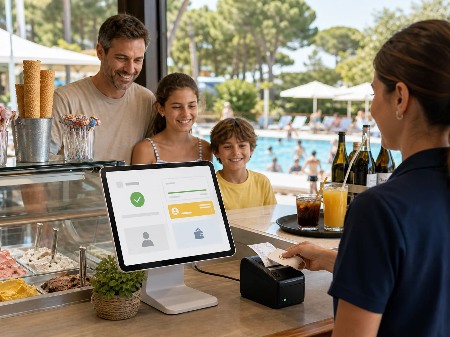 Il credito residuo può essere usato come pagamento alla postazione. Pagamento con credito residuo e scontrino borsellino elettronico Scidoo
