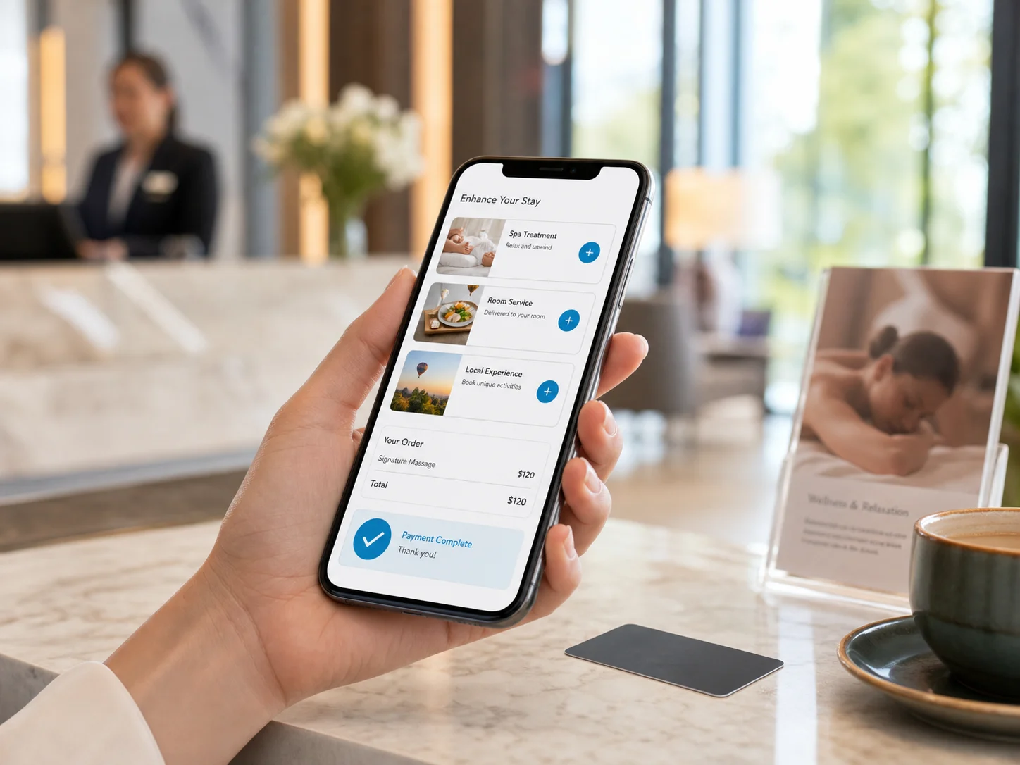 Online payments from the Concierge Web App