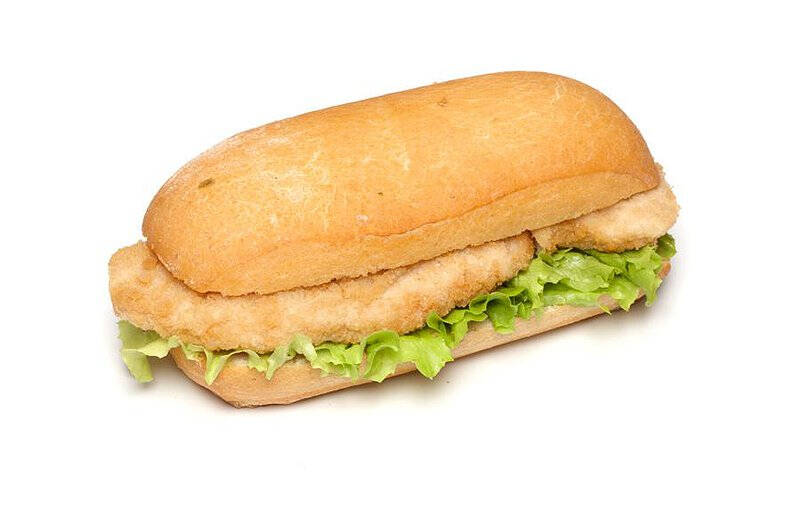 Ciabatta con cotoletta di pollo