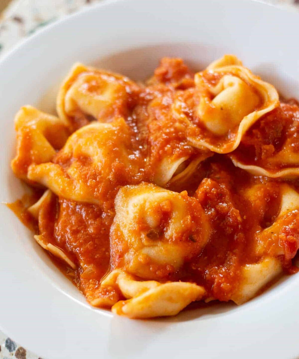 Tortellini al pomodoro 