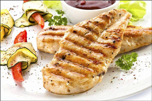 Petto di pollo  grigliato 