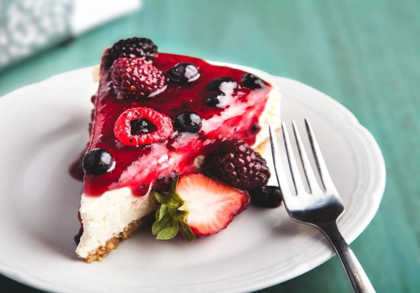 Cheescake con varie guarnizioni