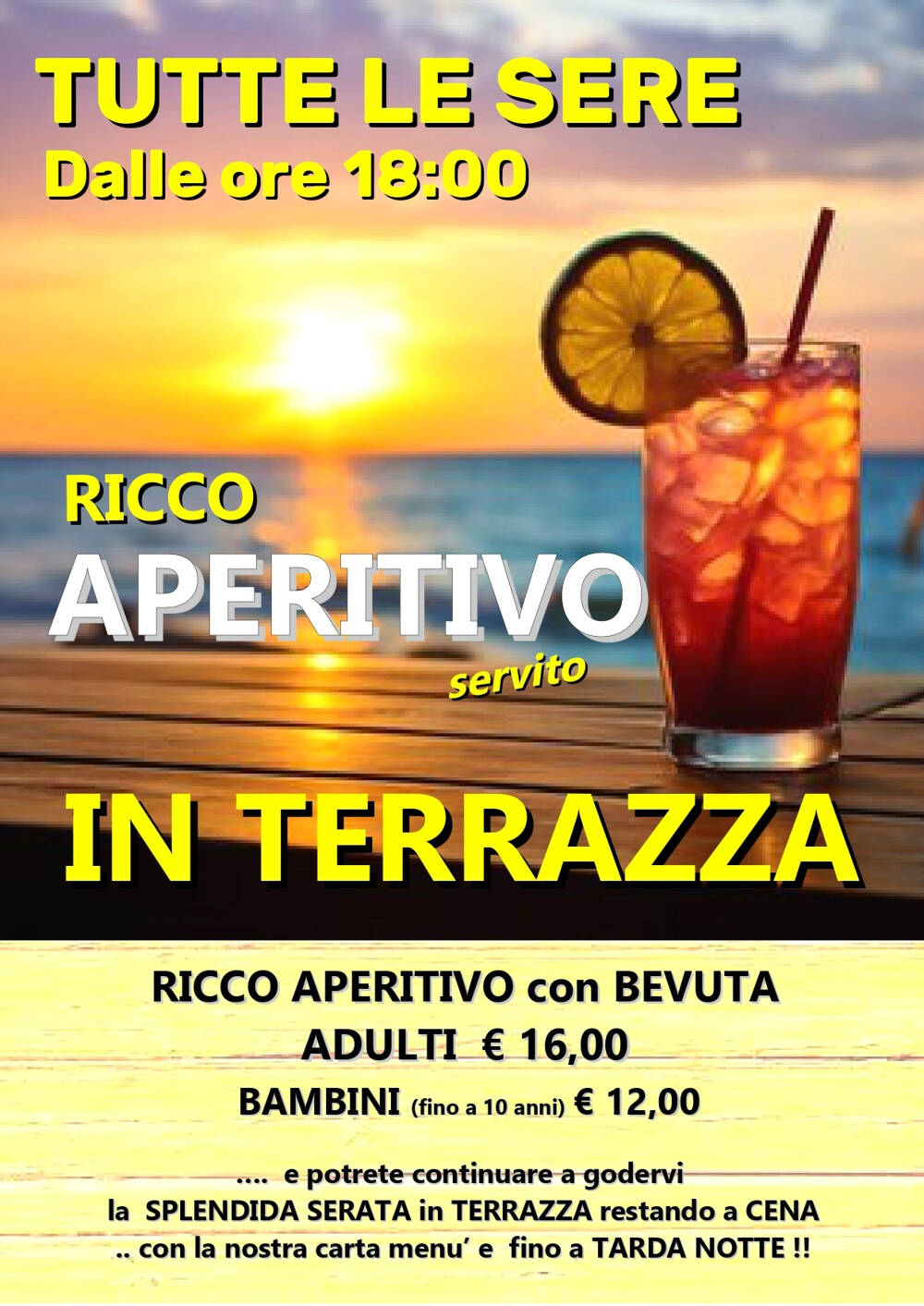 RICCO APERITIVO - Adulti