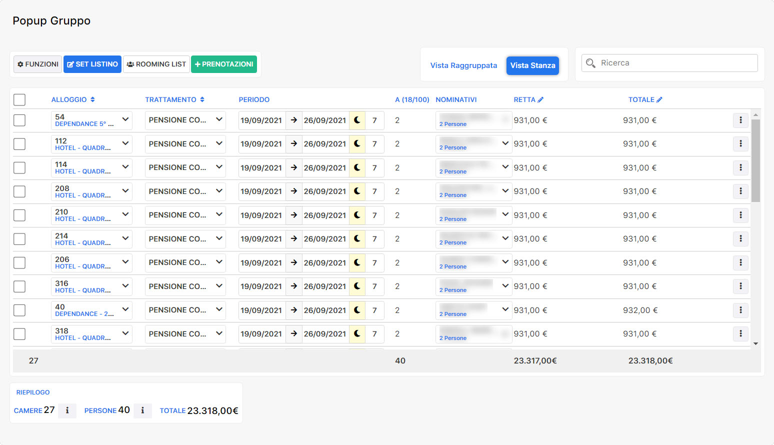 gestionale hotel automation